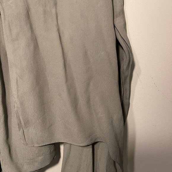 Zara Caledon Green Flowed Panel Button Down Shirt Blouse. Size Small - Picture 12 of 12